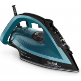 TEFAL Ultragliss Plus Steam Iron 2800W 270ml Durilium Airglide Soleplate Anti-Calc Anti-Drip Blue/Black FV6832