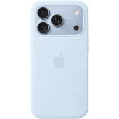 Apple iPhone 18 Pro Silicone Case with MagSafe – Crisp Blue ​​​​​​​