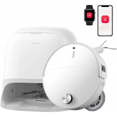 Roborock Qrevo Curv 2 Pro Robot Vacuum Cleaner with Mop – 25,000Pa HyperForce Suction, Dual Anti-Tangle System, 100°C Hot Water Mop Wash, Reactive AI Smart Cleaning Robot