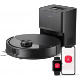Roborock Q10 VF+ Robot Vacuum and Mop – 10,000Pa Suction, Self-Emptying, Sonic Mopping, Dual Anti-Tangle Design, Smart Cleaning Robot Black