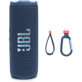 JBL Flip 7 - Portable Waterproof and Drop-Proof Speaker, Bold Pro Sound with AI Sound Boost, 16Hrs of Playtime, and PushLock System with Interchangeable Accessories (Blue)
