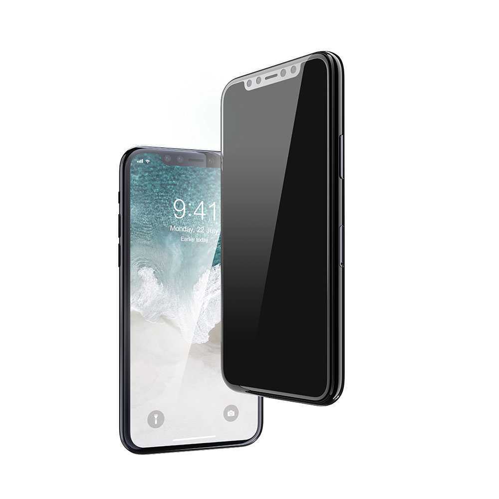 Devia Real Series 3D Full Screen Privacy Tempered Glass for Apple iPhone 11 Pro - Black