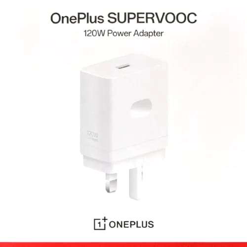 OnePlus SUPERVOOC 120W Power Adapter 3 Pin White