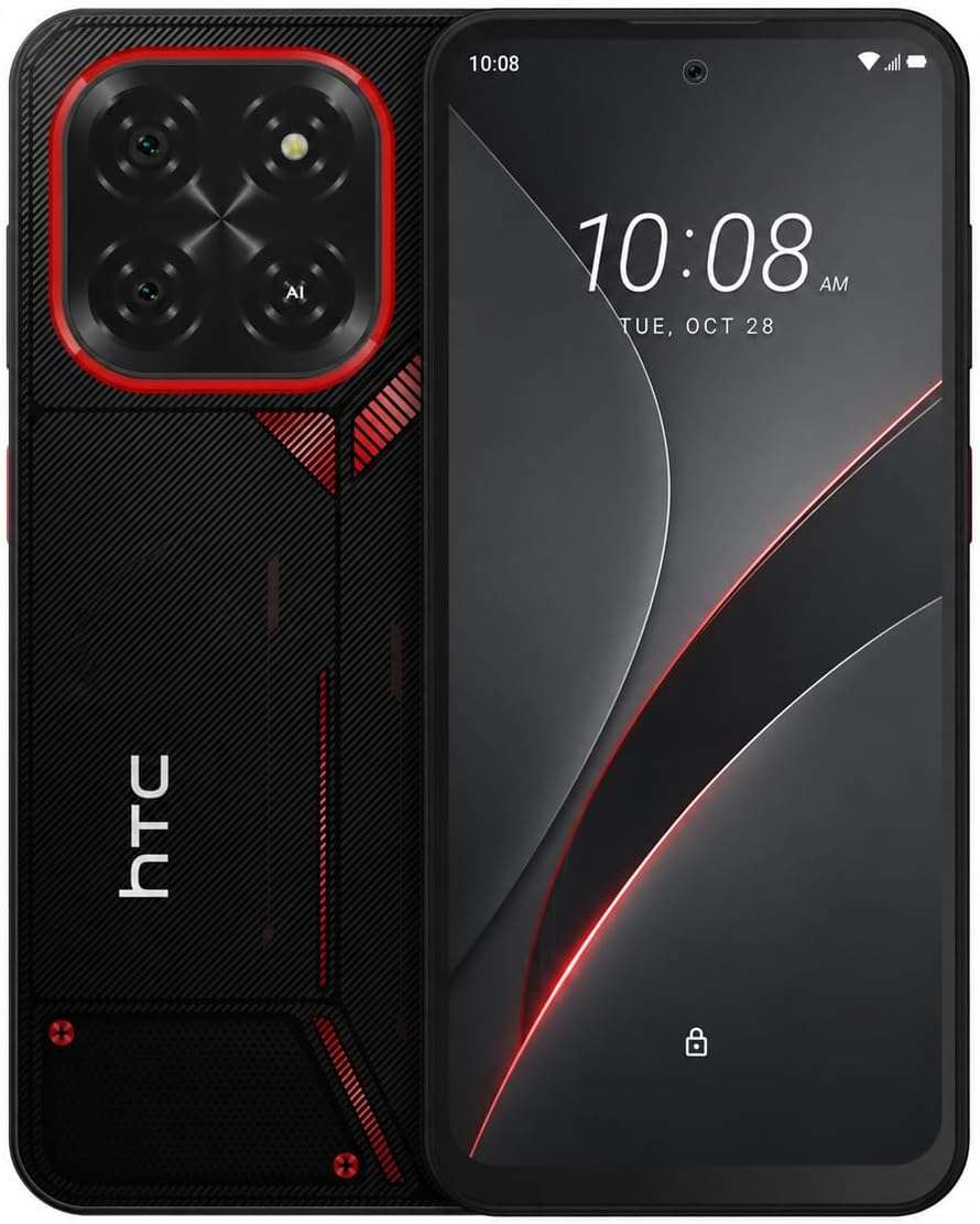 HTC Wildfire E7 Elite 5G Smartphone, 18GB RAM (6GB+12GB Extended), 256GB Storage, Black