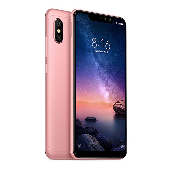 redmi note 6 pro pink gold