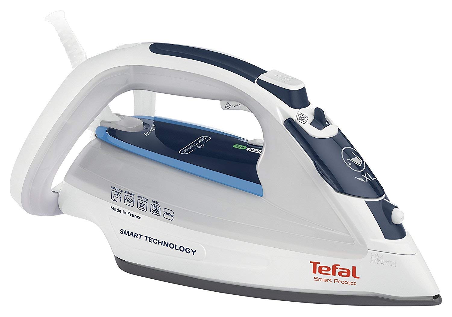 Tefal FV4970 Smart Protect Steam Iron - White