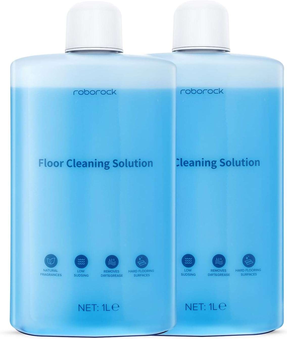 Roborock Original Floor Cleaner Liquid 2x1000ml for Robot & Wet Dry Vacuum Cleaners