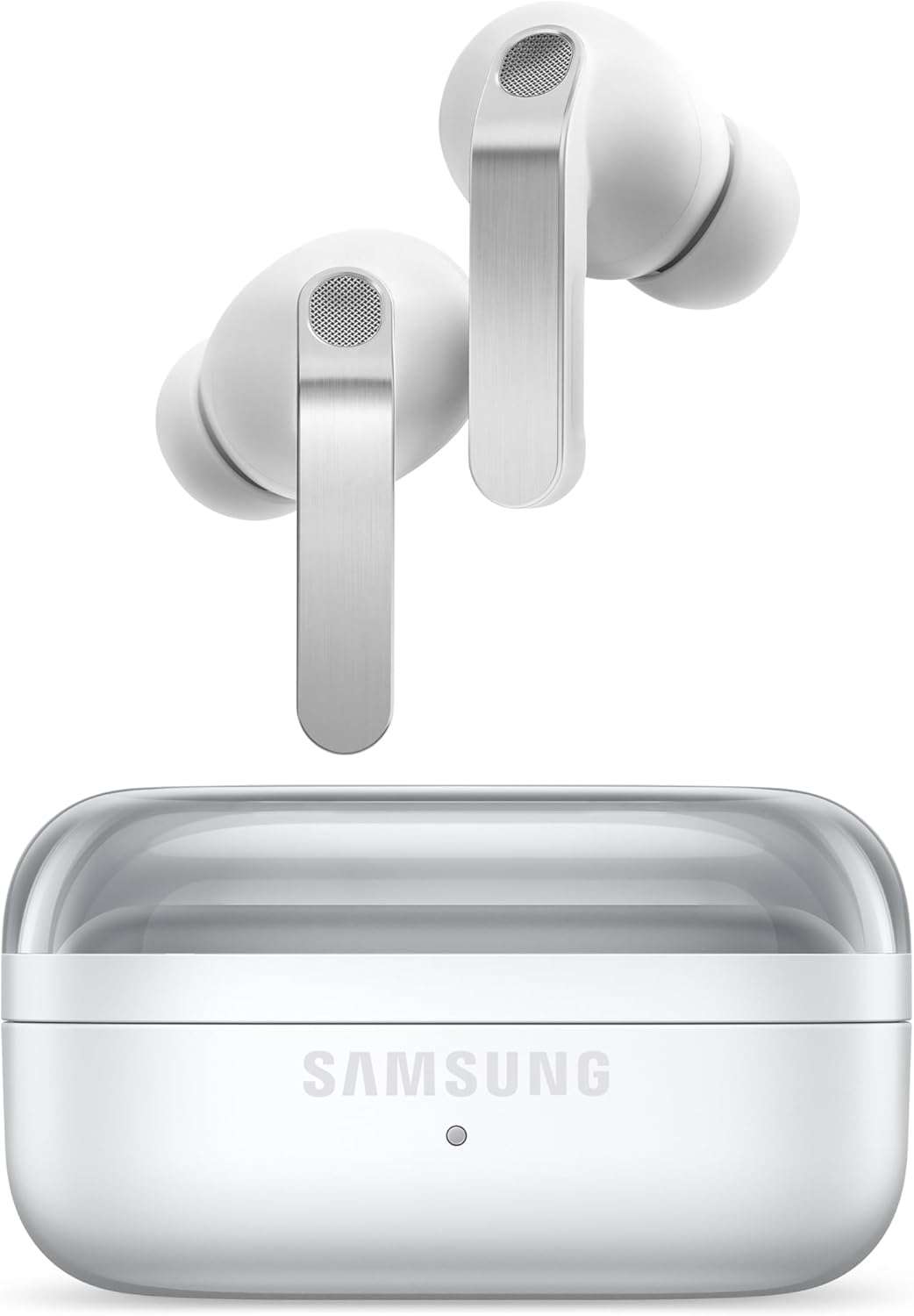 Samsung Galaxy Buds4 Pro Wireless Bluetooth Earbuds with Dual Amplifier, 2-Way Speaker &amp; Enhanced Active Noise Cancellation White