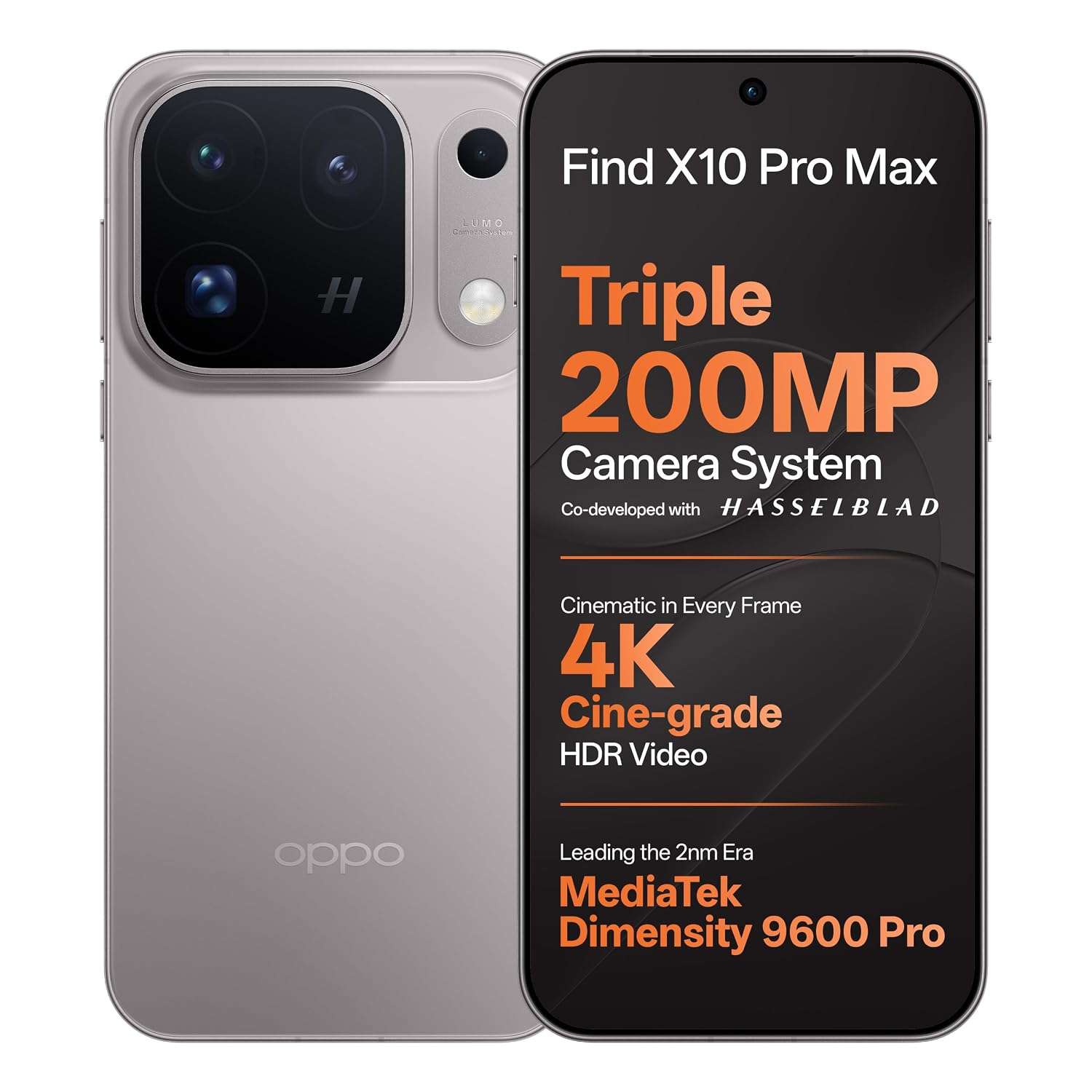Oppo Find X10 Pro Max 16GB RAM 512GB,5G Titanium Grey