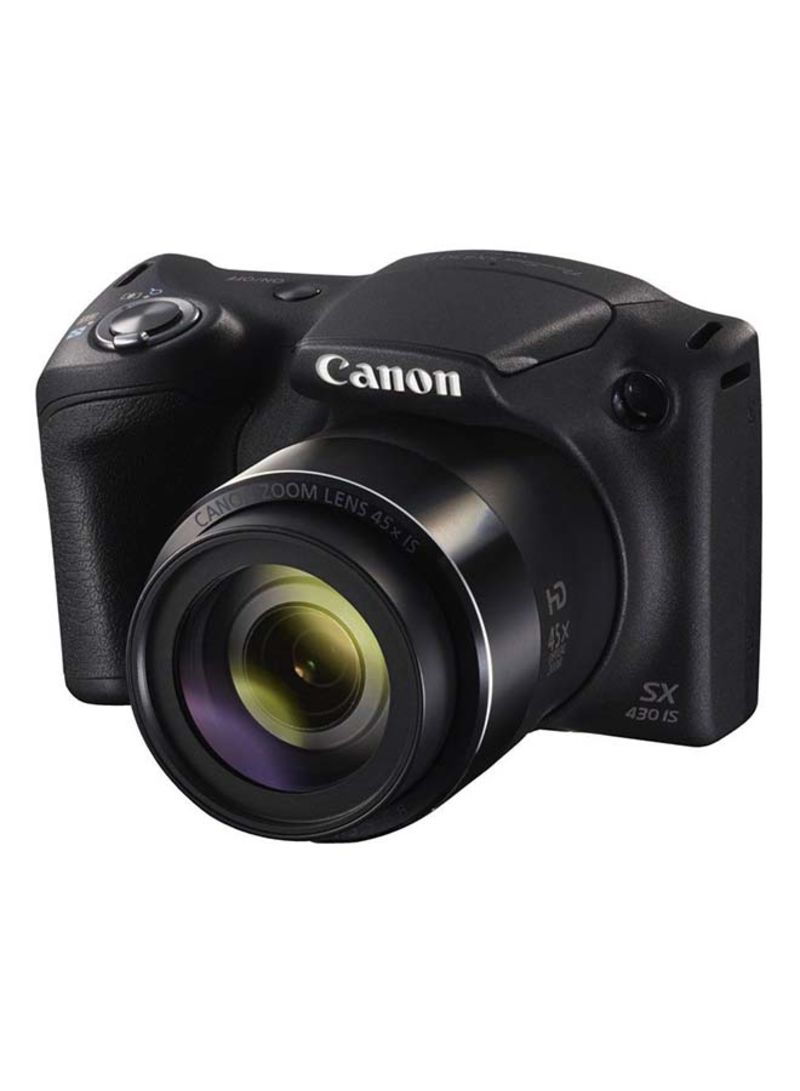 Canon PowerShot SX430 is 20MP 45X Optical Zoom WiFi/NFC Black Digital Camera