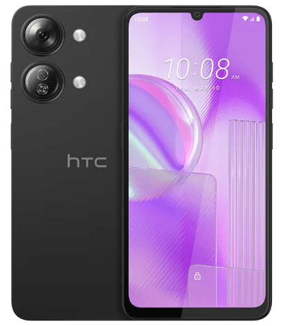 HTC Wildfire E4 Plus 4G Dual SIM Smartphone, 8GB RAM (4GB+4GB Extended RAM), 128GB Storage, Black