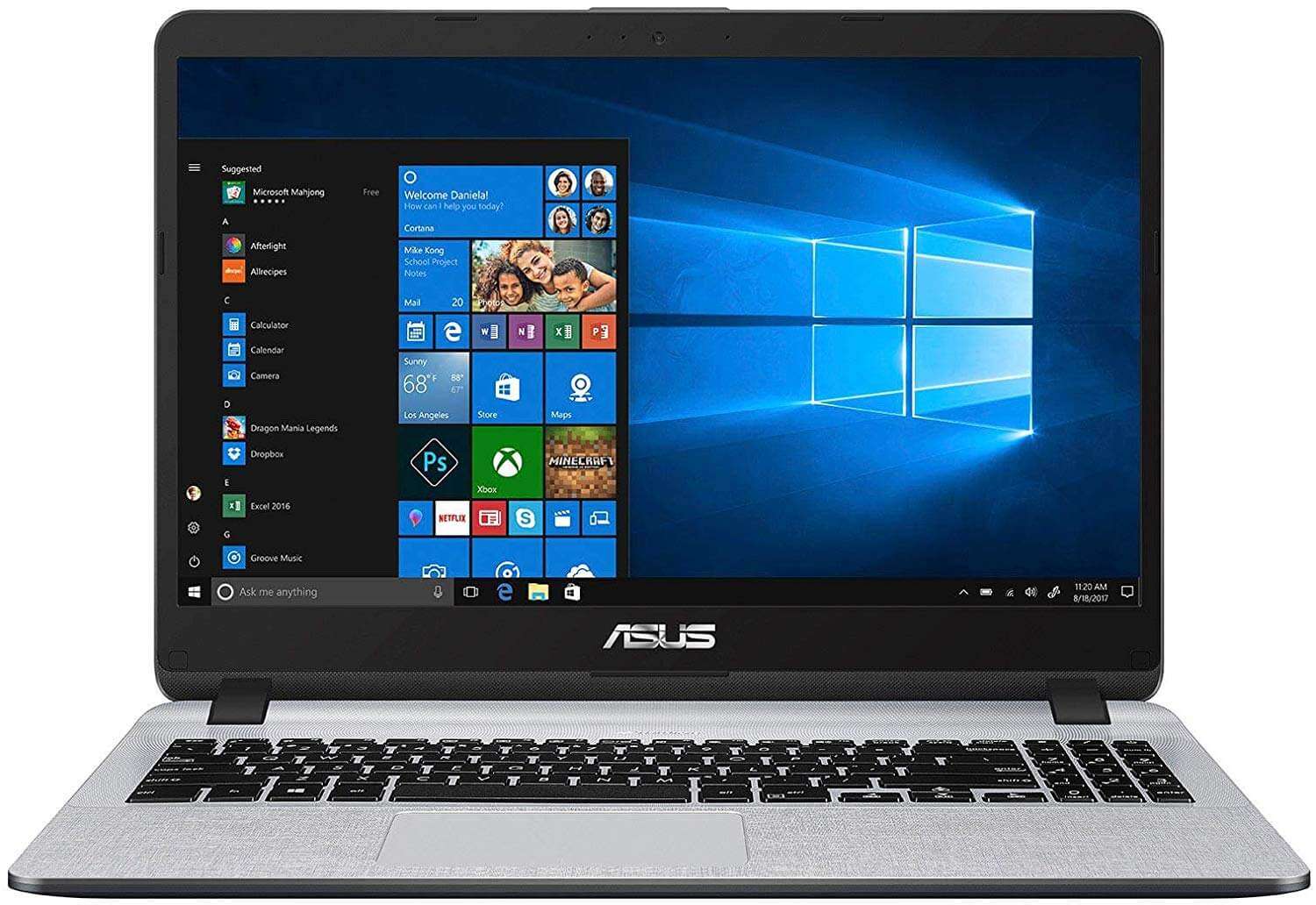 ASUS Vivobook X507UB-EJ296T Laptop With 15.6-Inch Display, Core i7 Processor/8GB RAM/1TB HDD/2GB NVIDIA GeForce MX110 Graphic Card Grey