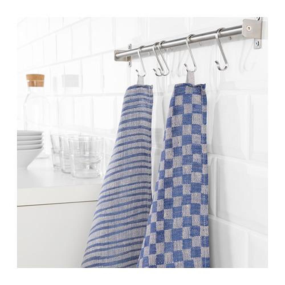 INDUSTRIELL Tea towel, blue, 60x60 cm