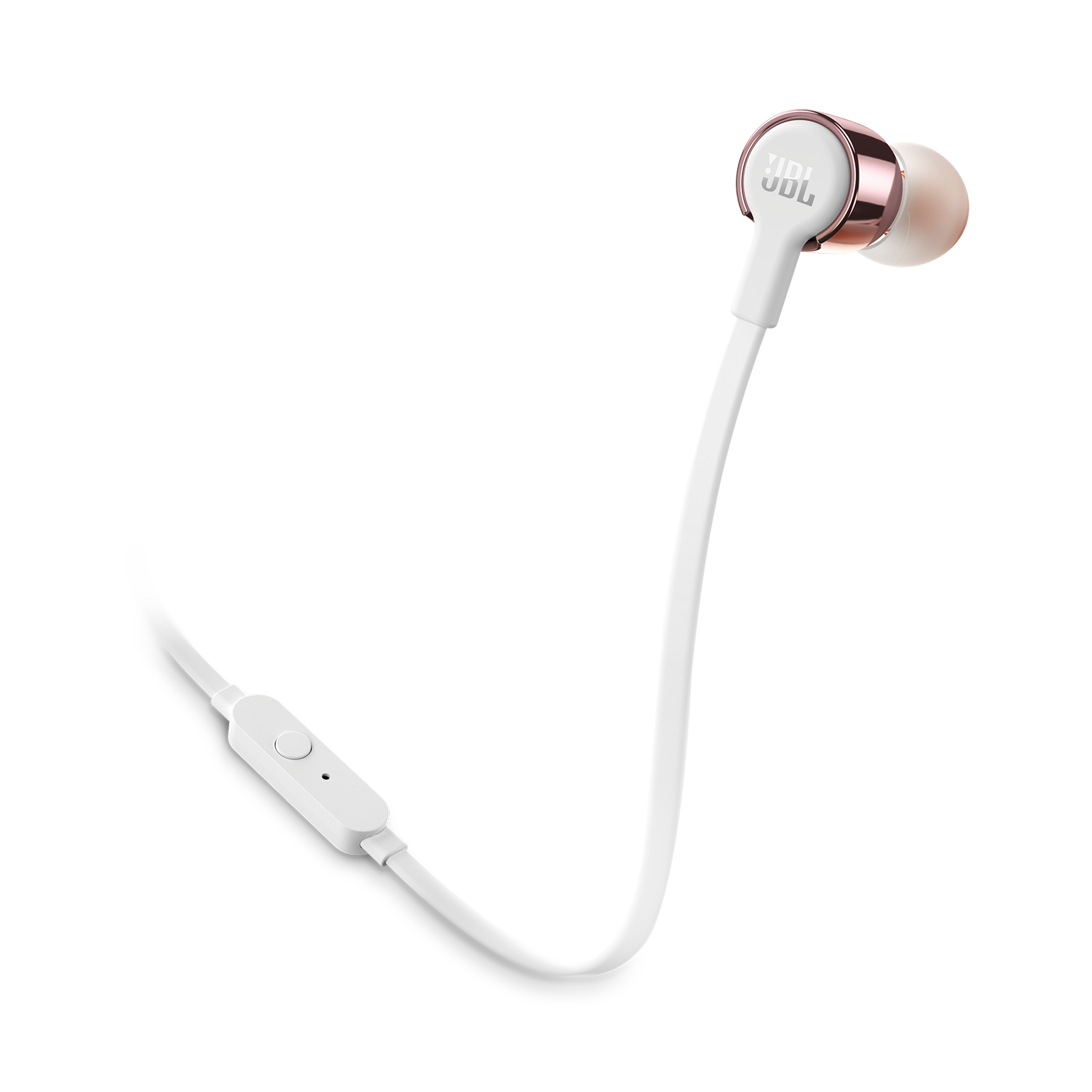 underjordisk ekskrementer Ejeren JBL T210 Stereo In-Ear Headphones - Rose Gold (T210RGD)