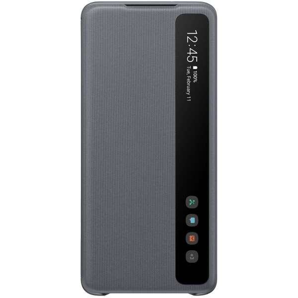 Samsung Smart Clear View Cover for Galaxy S20+, Grey