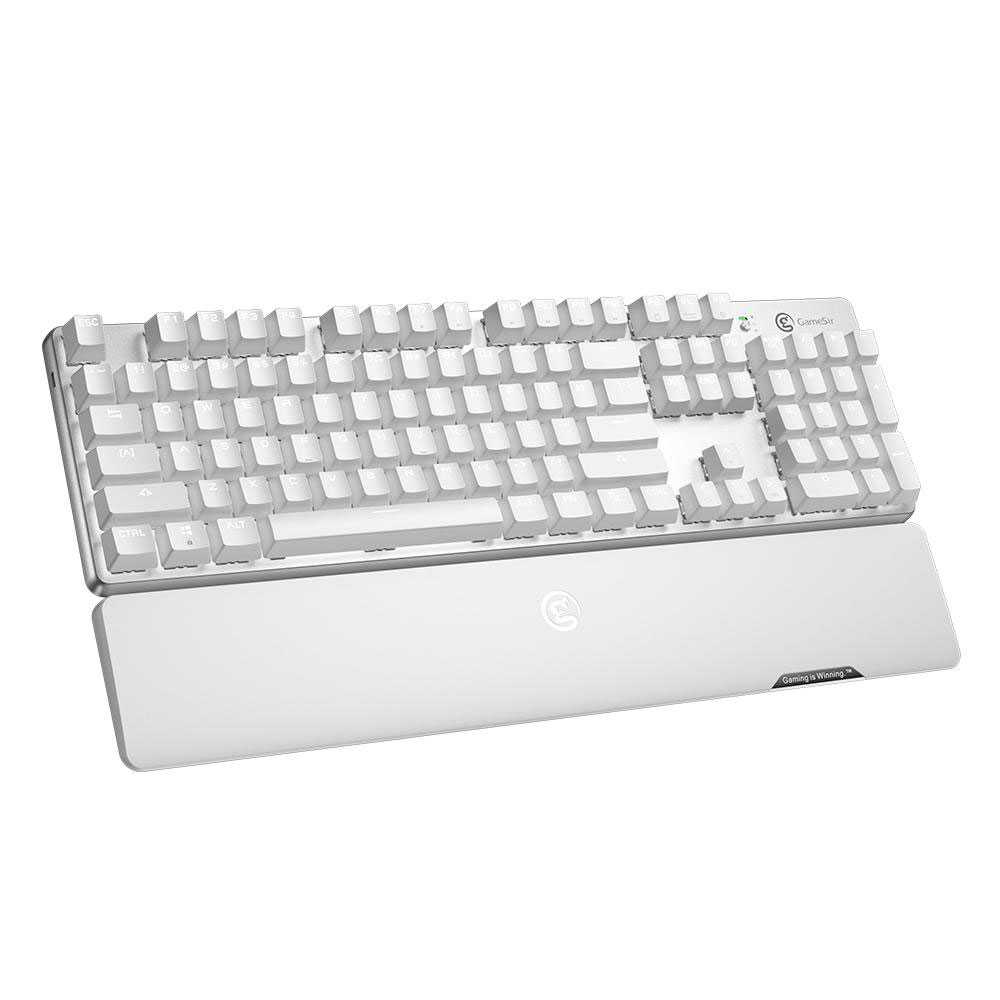 GameSir GK300 Wireless Mechanical Gaming Keyboard - White (GK300-WH)