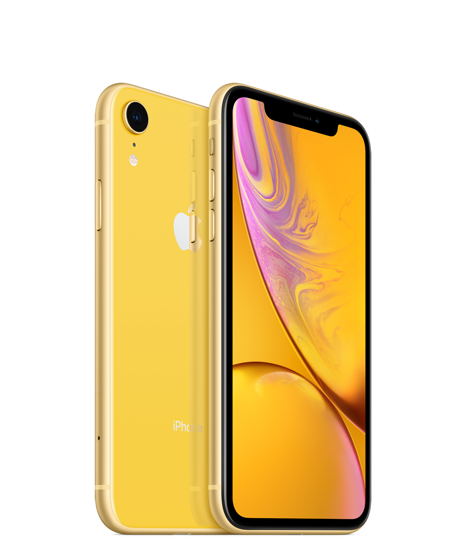 Apple iPhone XR with Face Time - 128GB, 4G LTE, Yellow