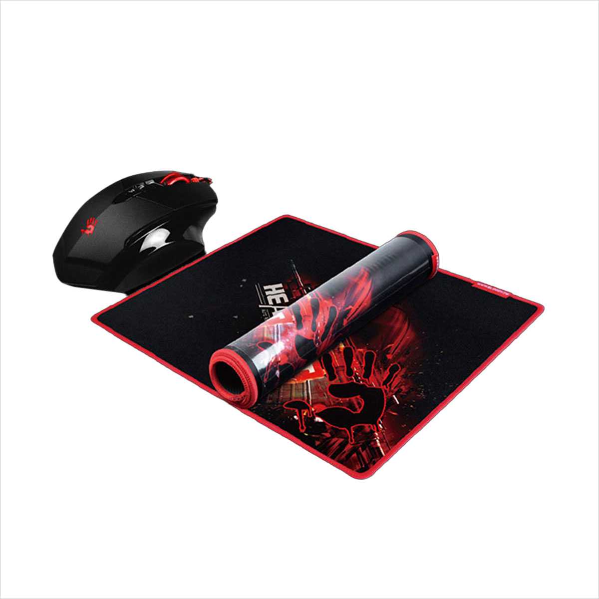 Bloody V7M71 X`Glide Multi-Core Gaming Mouse Bundle - Black