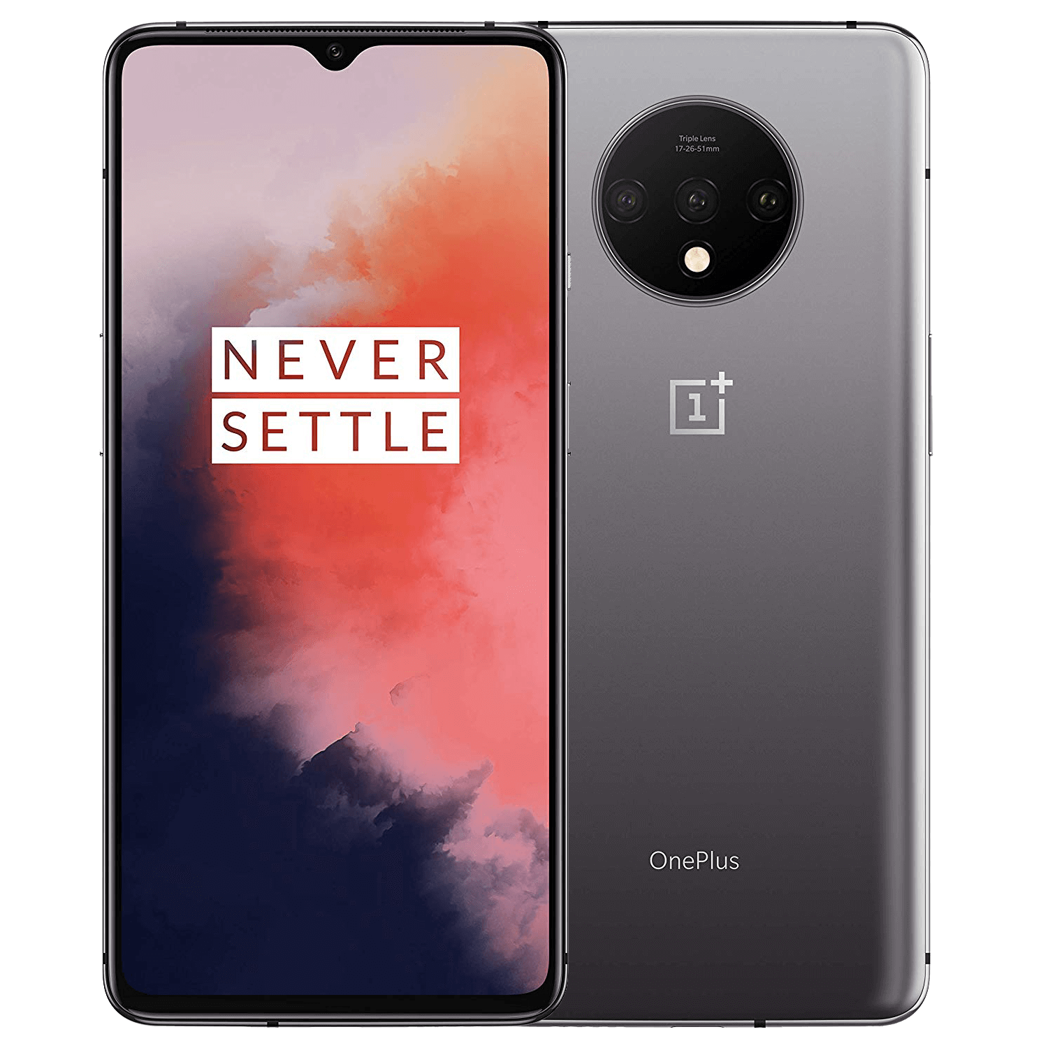 OnePlus 7T - 256GB, 8GB RAM, 4G LTE Frosted Silver