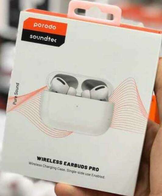 Porodo Soundtec Pure Sound Wireless Earbuds Pro V5.0 - White