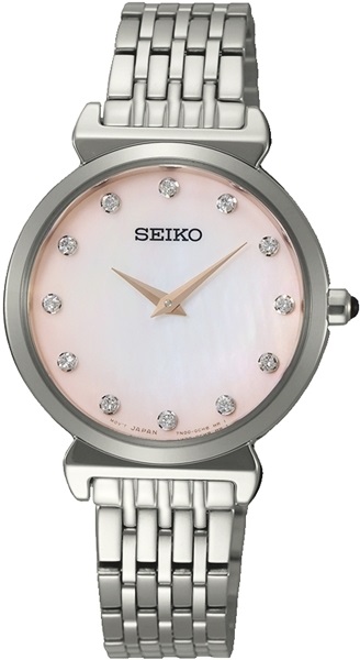 Seiko Quartz SFQ803P1 Diamond Accents Women's Watch